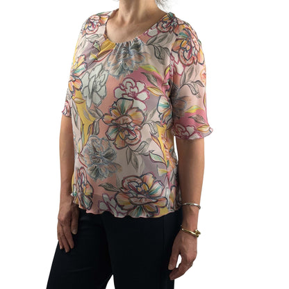 Bluse mit Blumenmuster - Mode von Sommermann