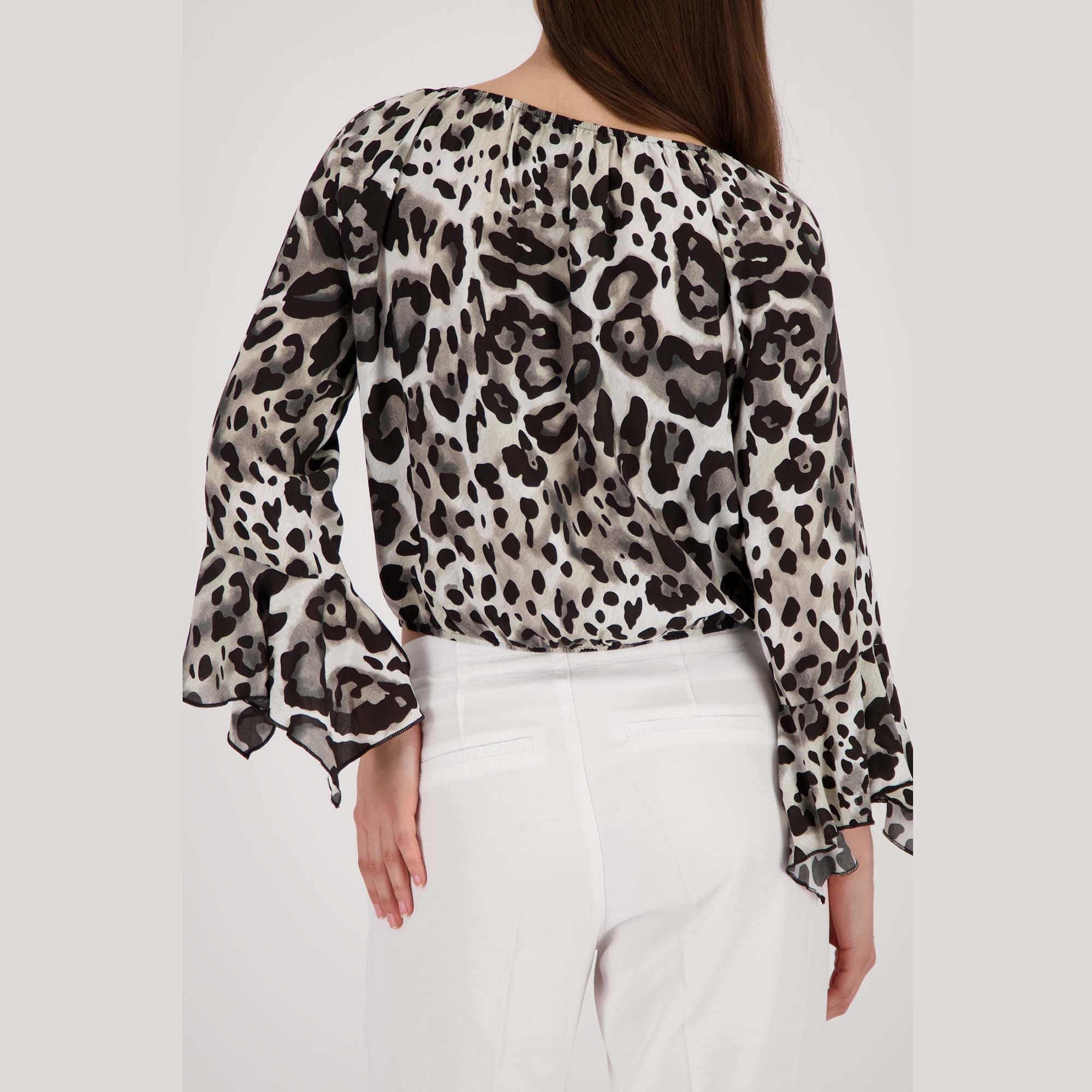 Bluse mit Leomuster - Mode von Monari