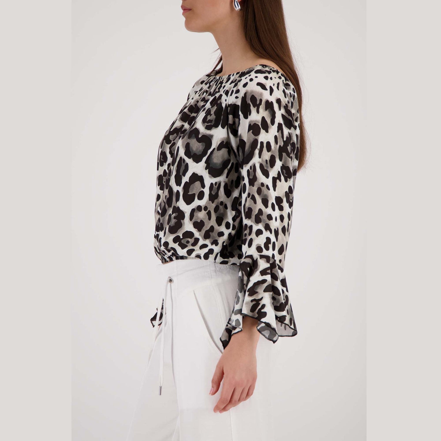 Bluse mit Leomuster - Mode von Monari