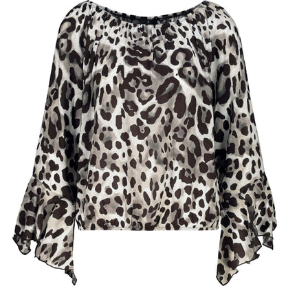 Bluse mit Leomuster - Mode von Monari