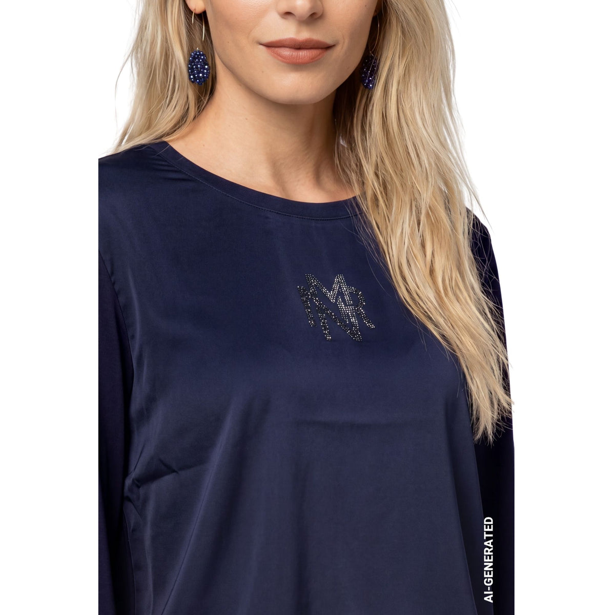 Blusenshirt mit Strasssteinen - Mode von  Monari