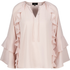 Chiffon Bluse mit Rüschen - Mode von Monari