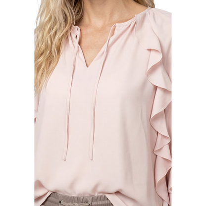 Chiffon Bluse mit Rüschen - Mode von Monari