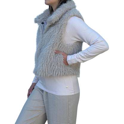 Fellweste mit Kragen - Mode von Amber &amp; June