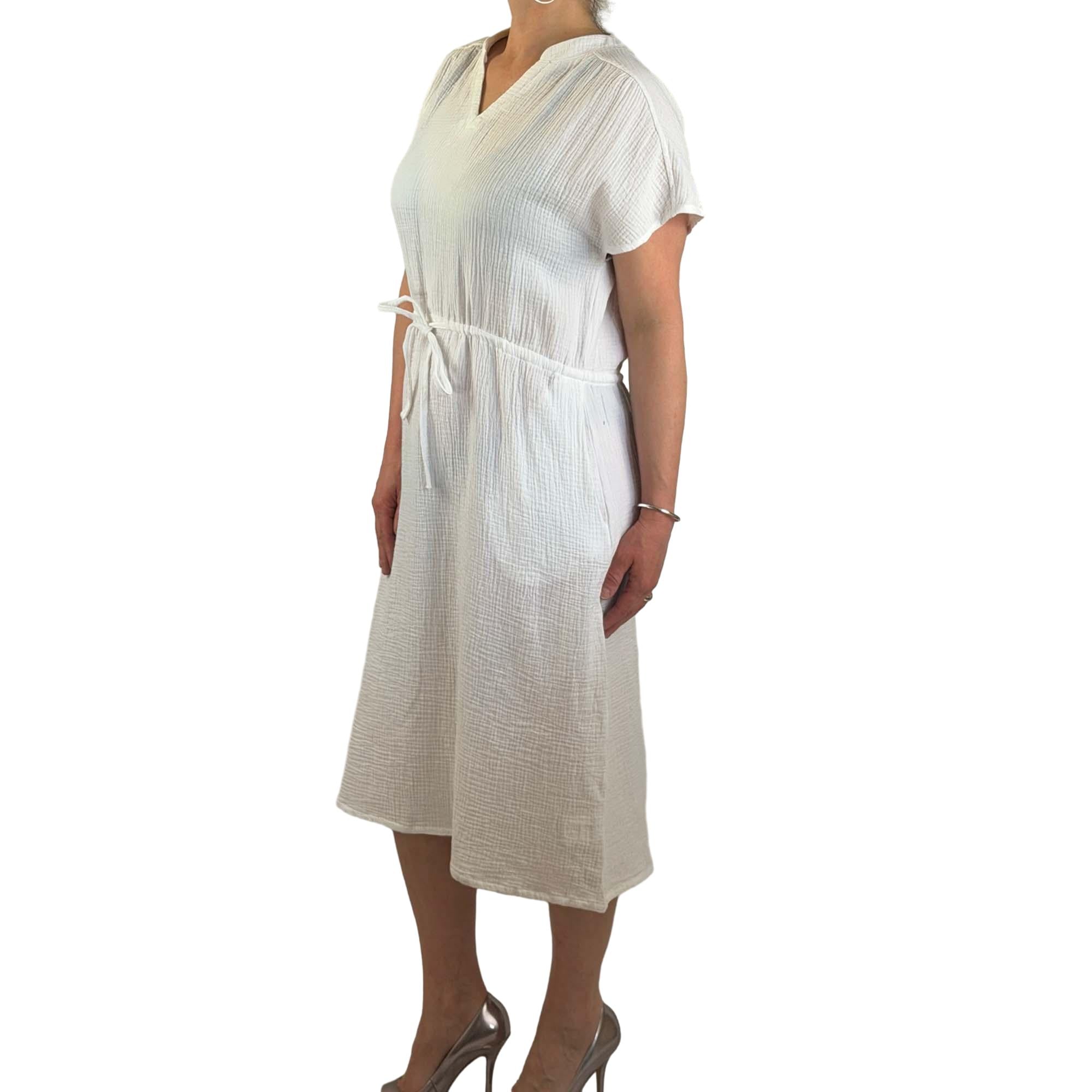 Jurk met crinkle-effect