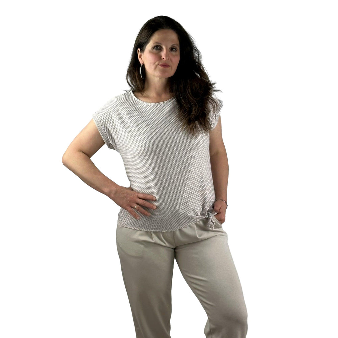 Shirt mit Knoten. Mode von Betty &amp; Co. Seidel Moden Onlineshop