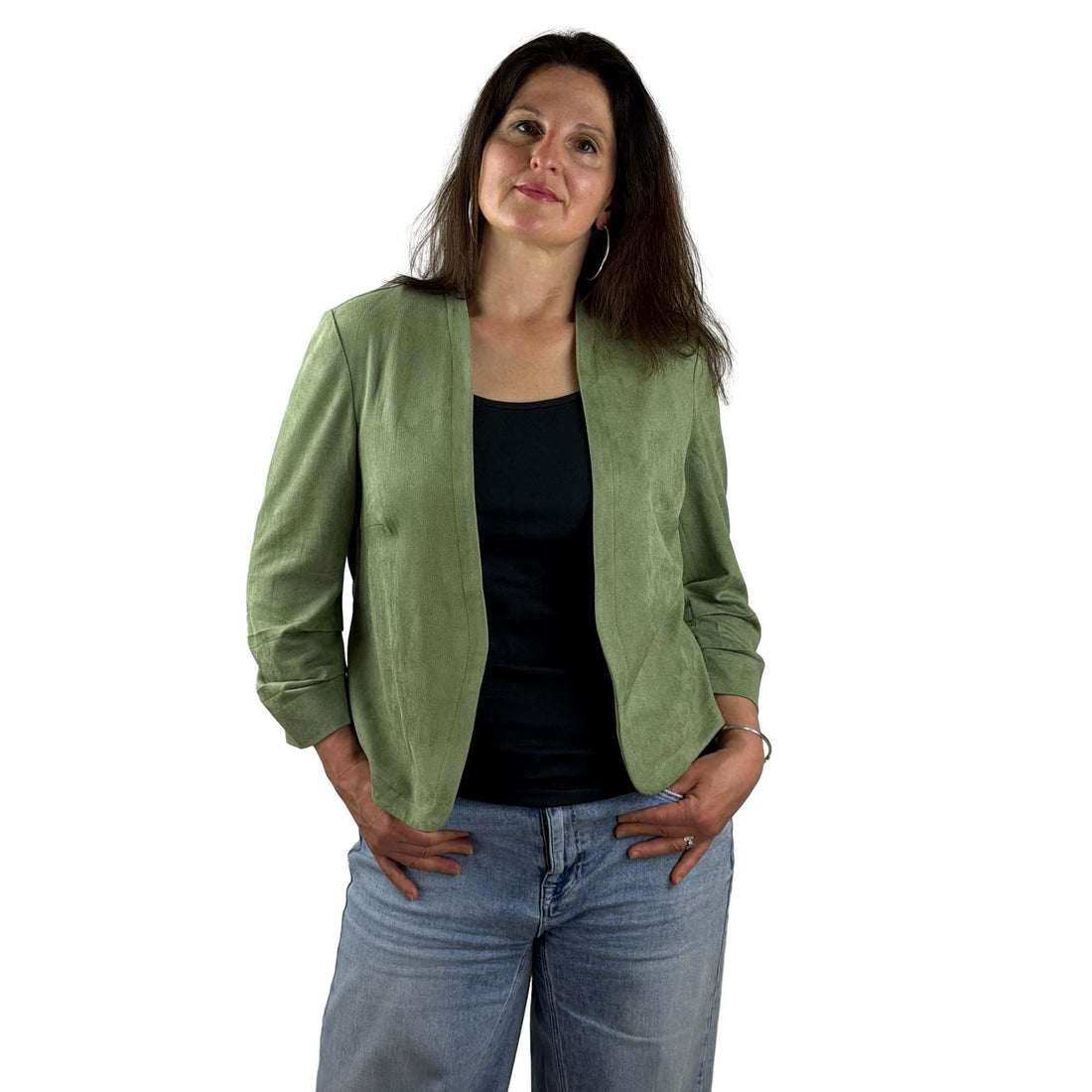 Lederimitat Blazer