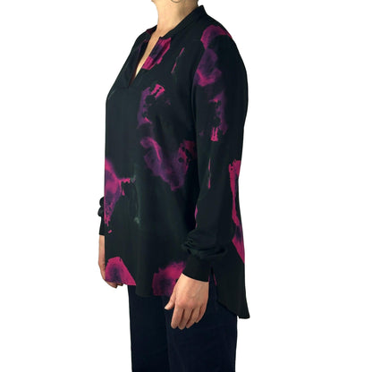 Bluse mit V-Ausschnitt. Mode von Doris Streich. Seidel Moden Onlineshop