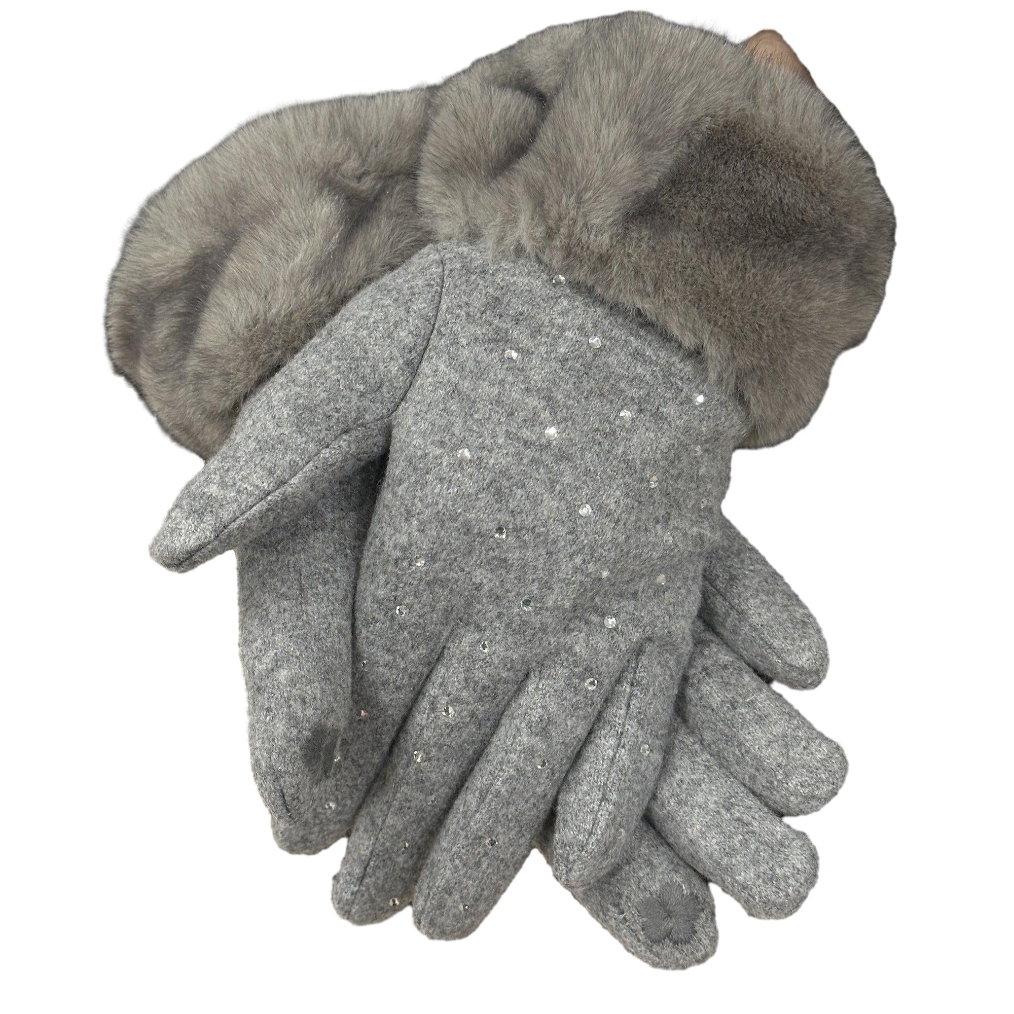 Handschuhe mit Strass. Mode von Cassandra. Seidel Moden Onlineshop