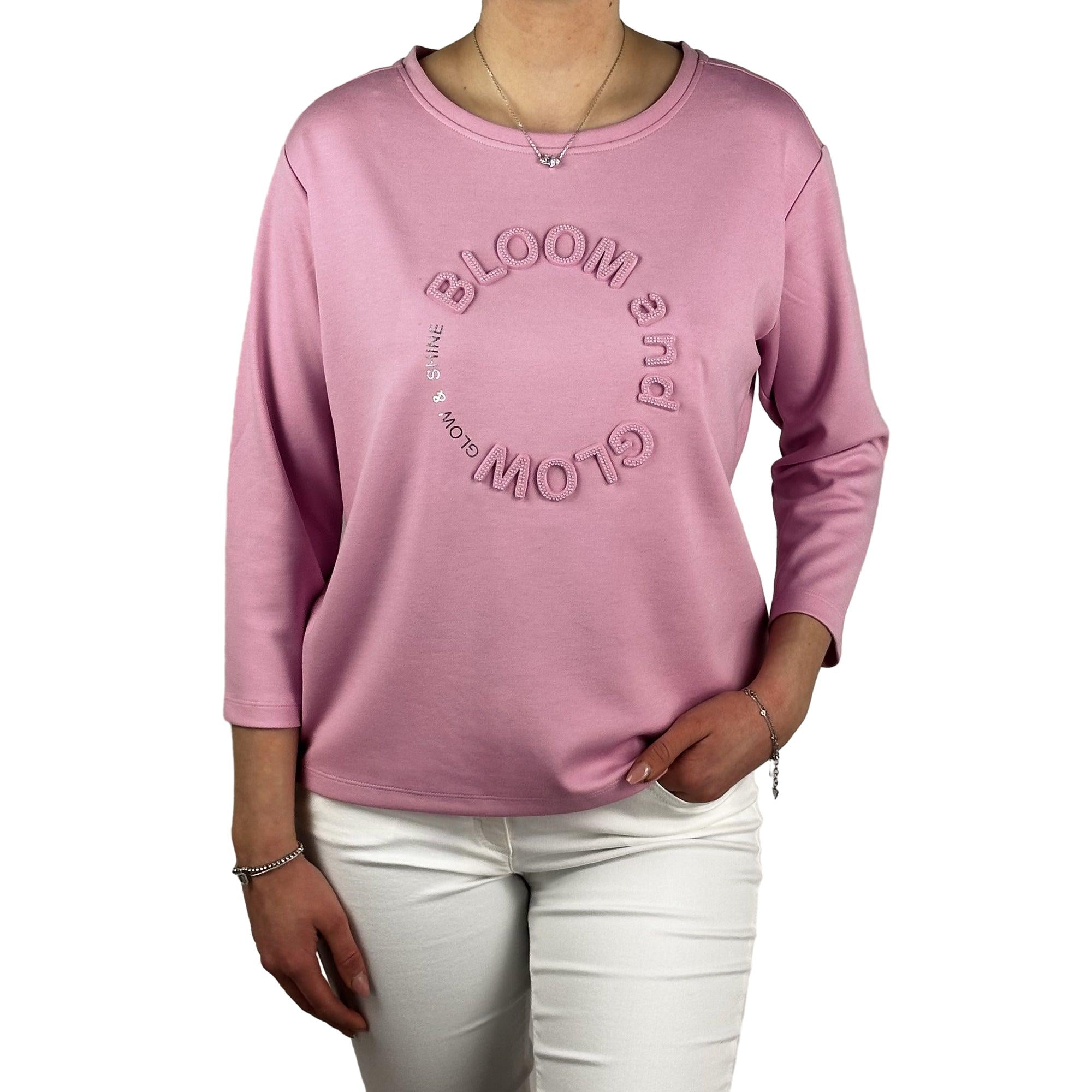 Sweatshirt mit Schriftzug. Mode von Monari. Seidel Moden Onlineshop