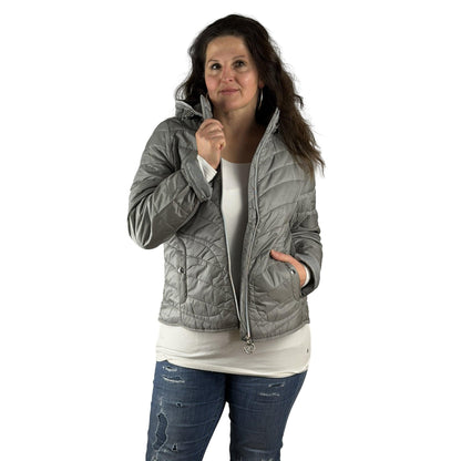 Steppjacke mit Kapuze
