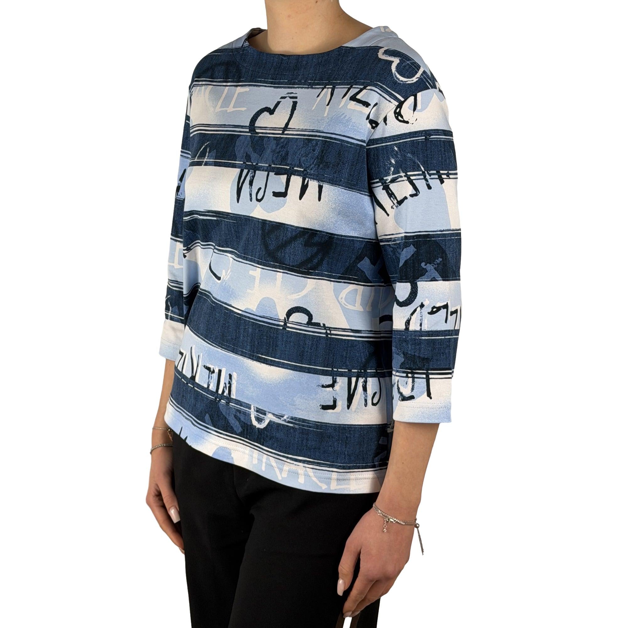 Patterned sweatshirt