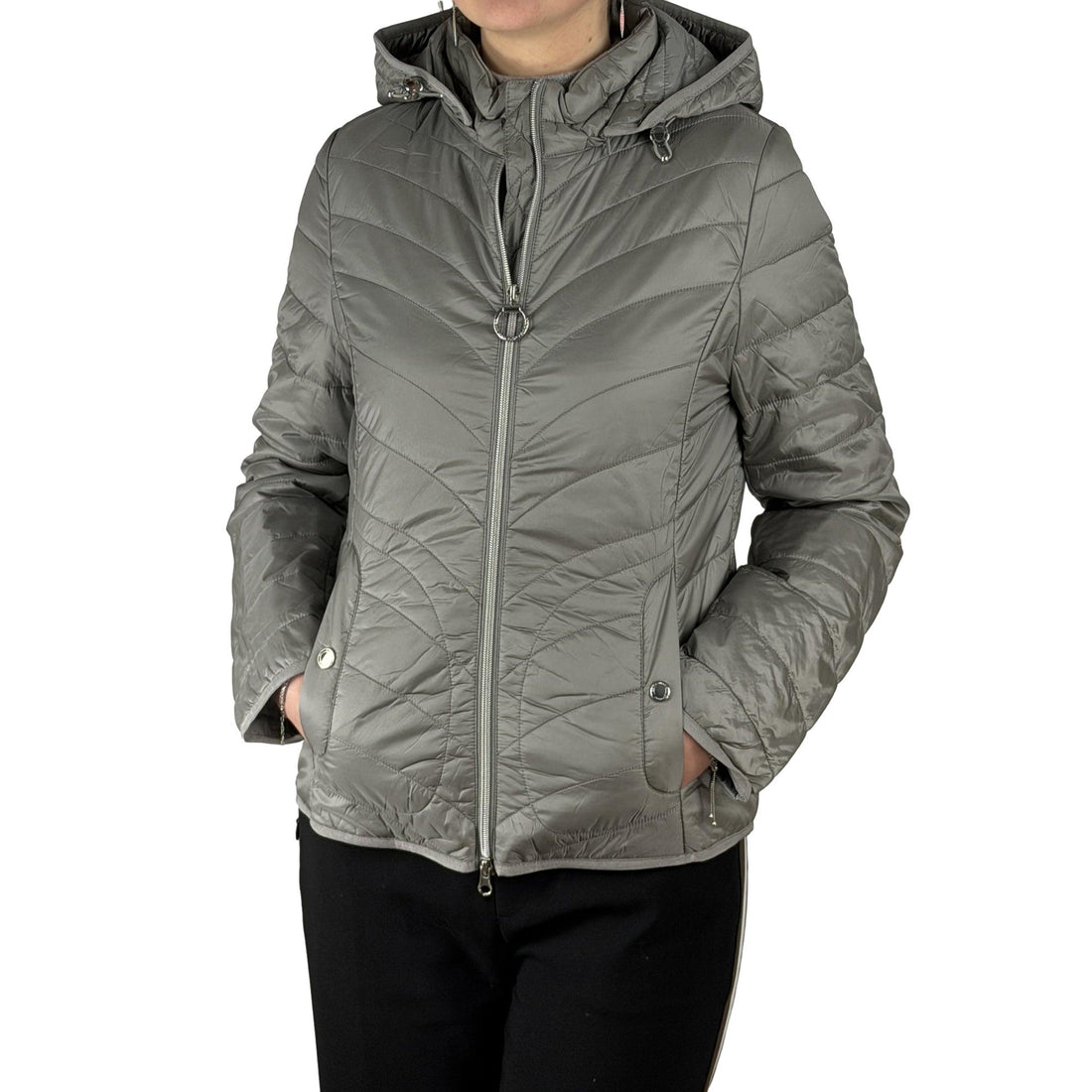 Steppjacke mit Kapuze