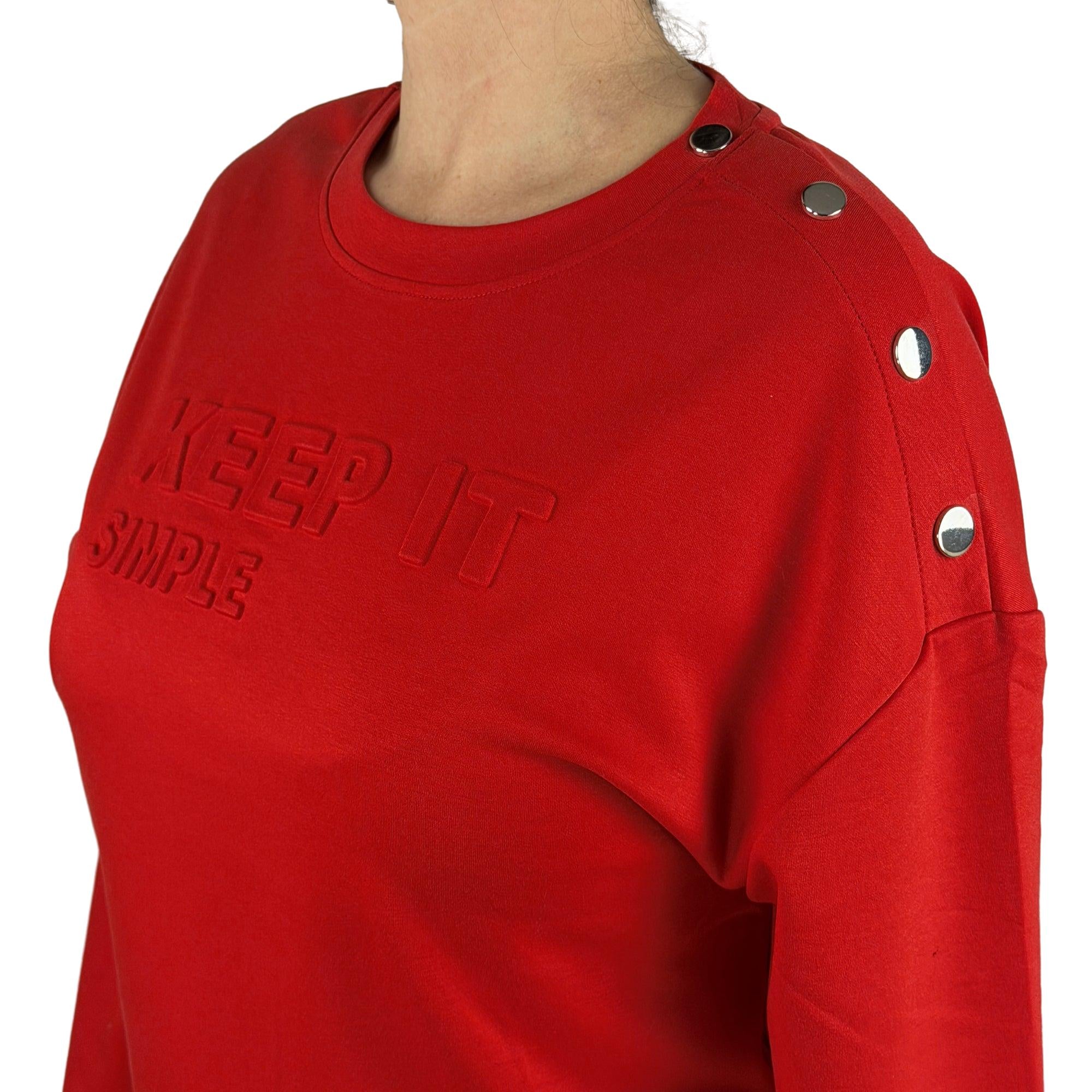 Sweatshirt with lettering