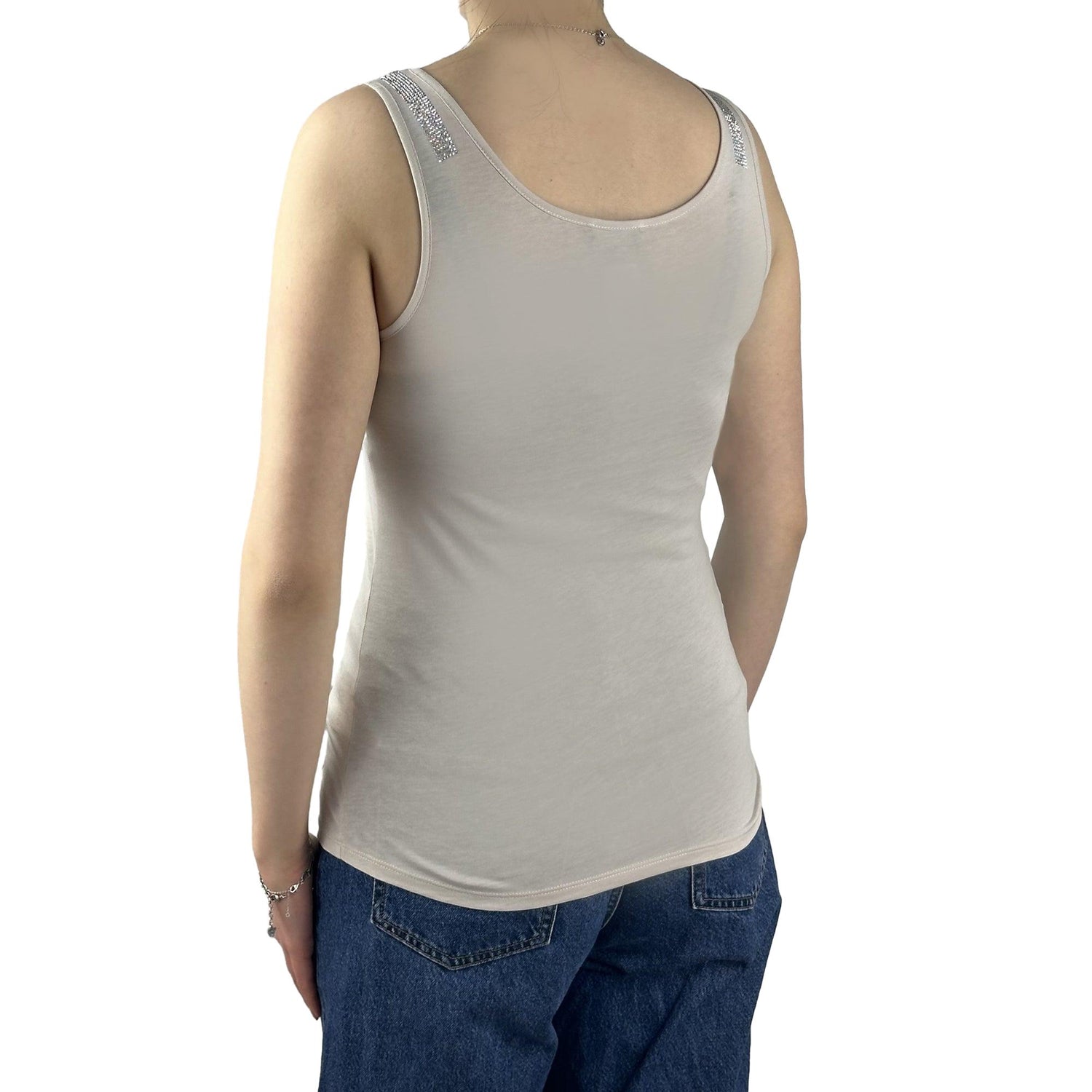 Top mit Strasssteinen. Mode von Monari. Seidel Moden Onlineshop