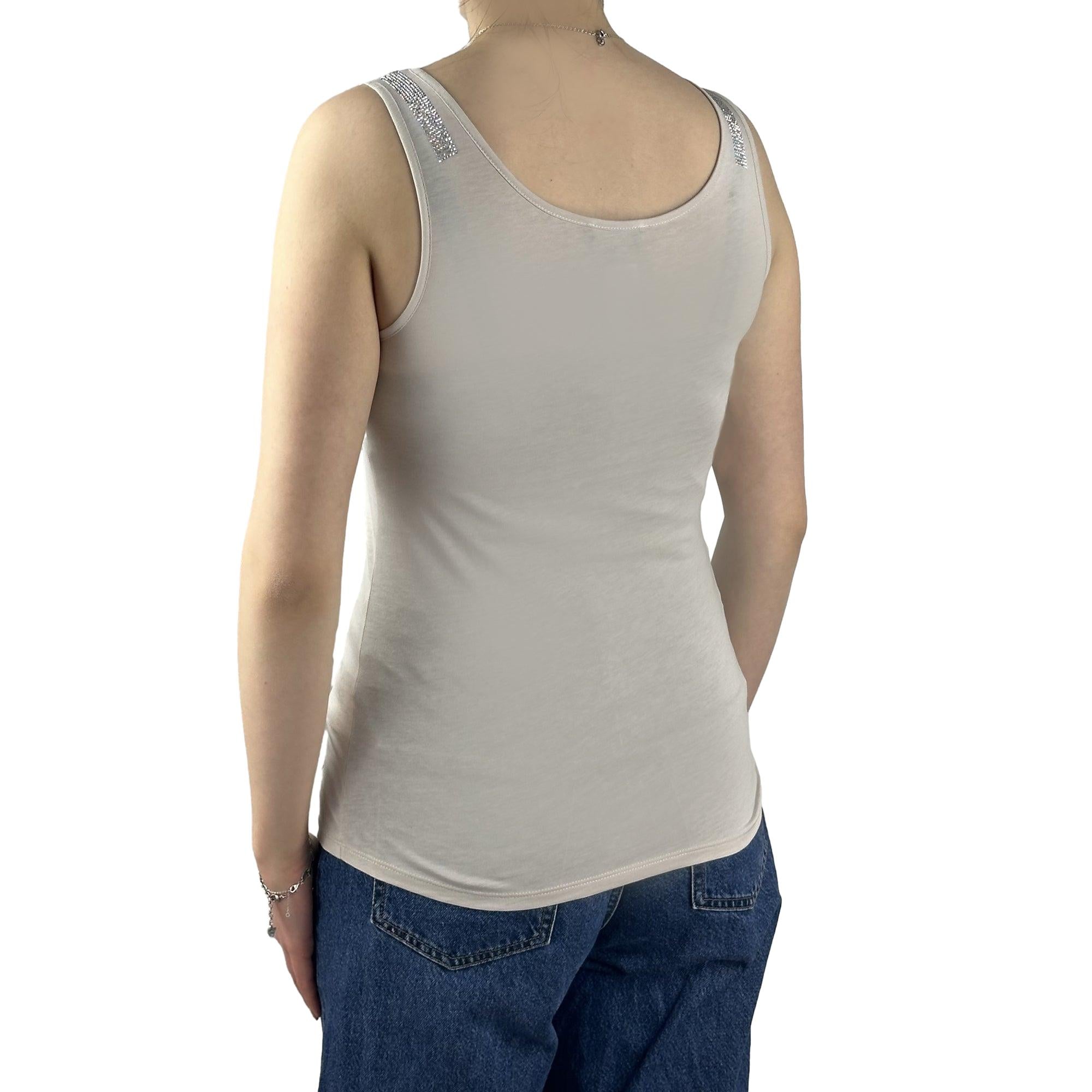 Top mit Strasssteinen. Mode von Monari. Seidel Moden Onlineshop