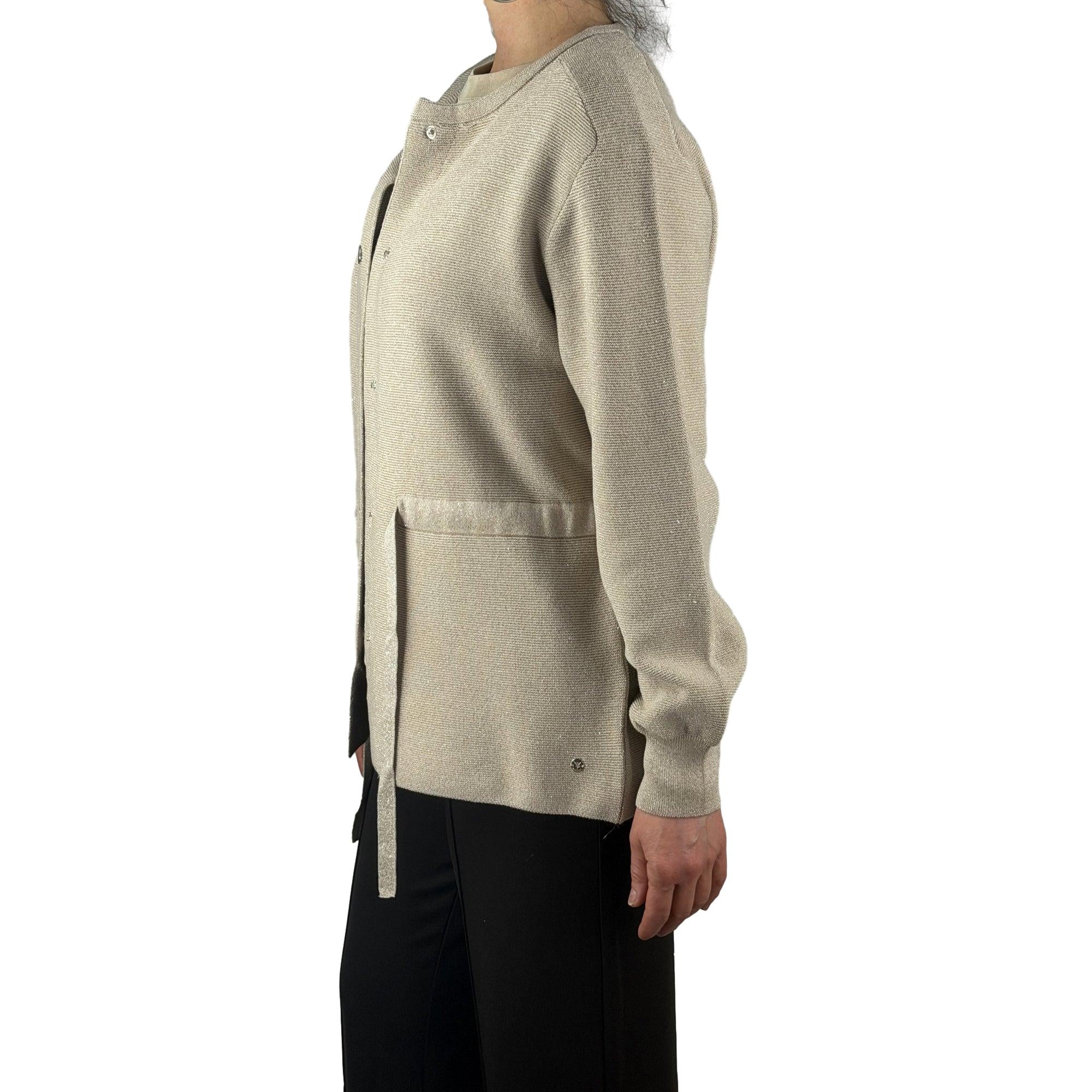 Strickjacke mit Lurex