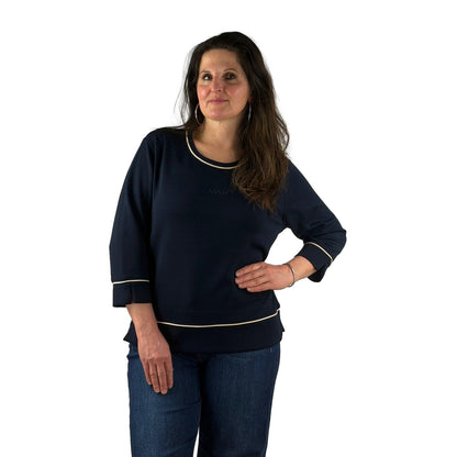 Sweatshirt mit 3/4 Arm