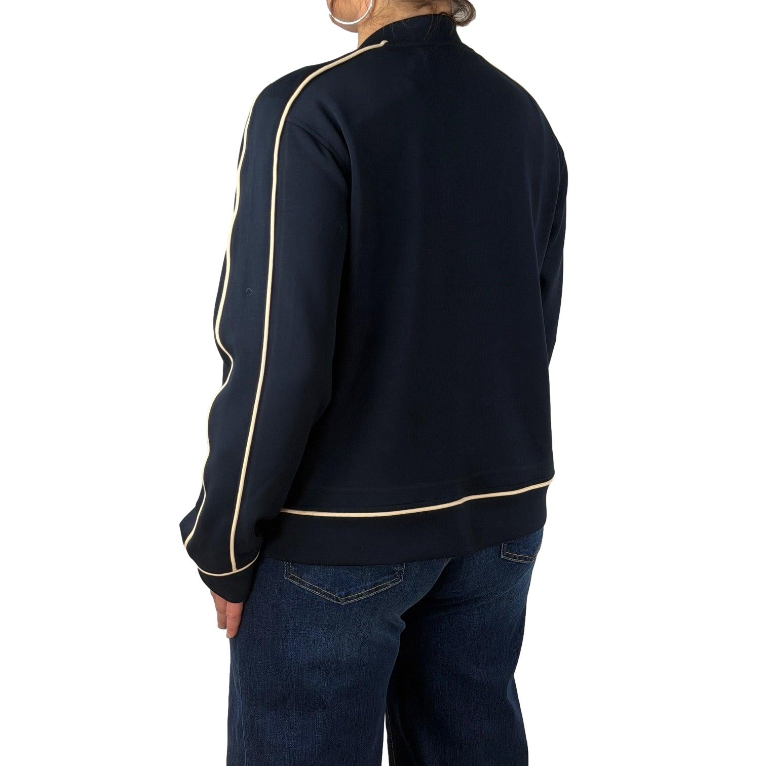 Sweat jacket with buttons
