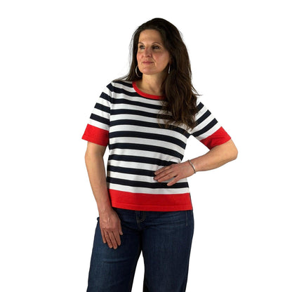 Pullover mit Streifen