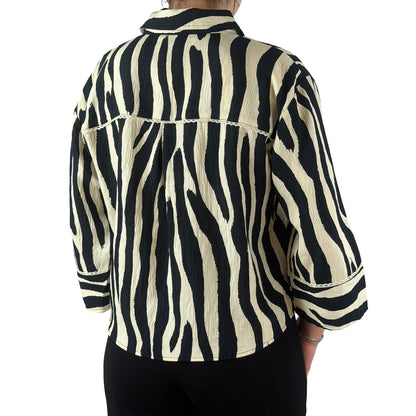 Bluse mit Allover-Print