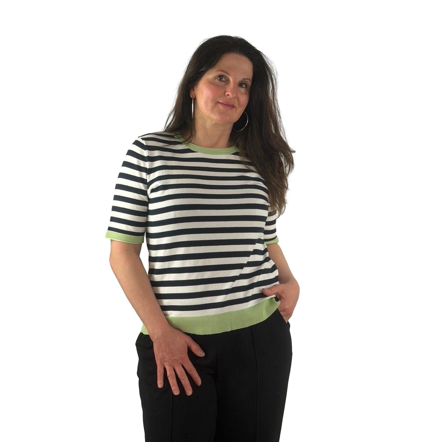 Sweater with stripes