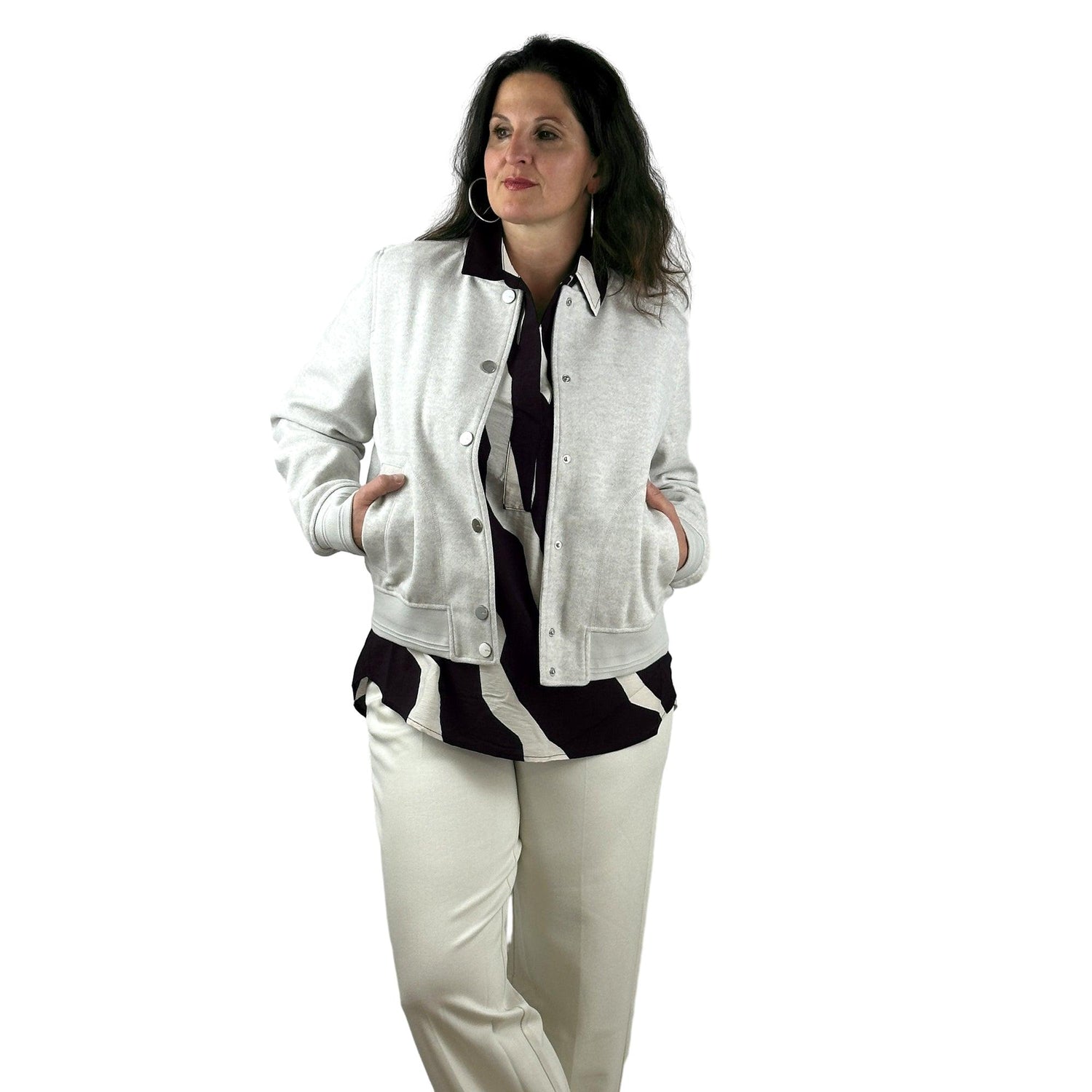 Blouson mit Knopfleiste. Mode von Cecil. Seidel Moden Onlineshop