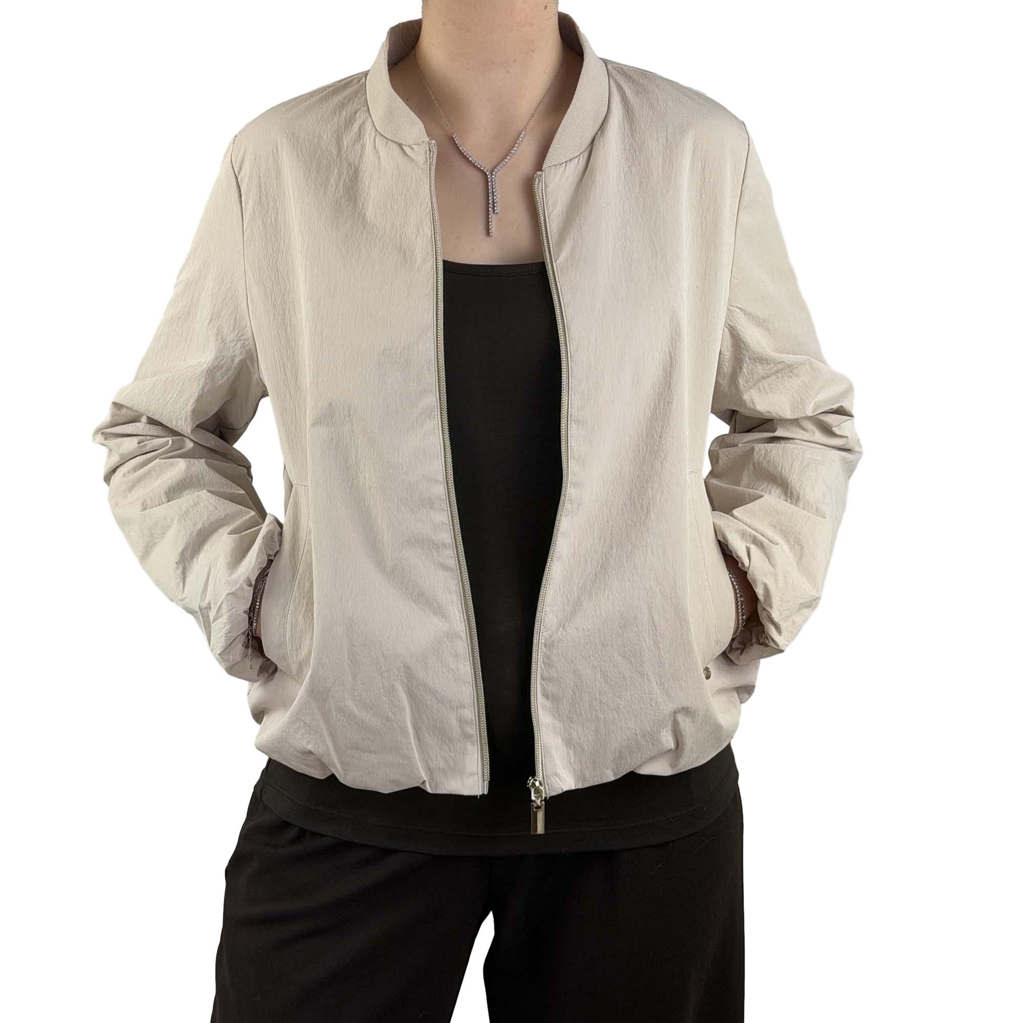 Blouson with elasticated waistband