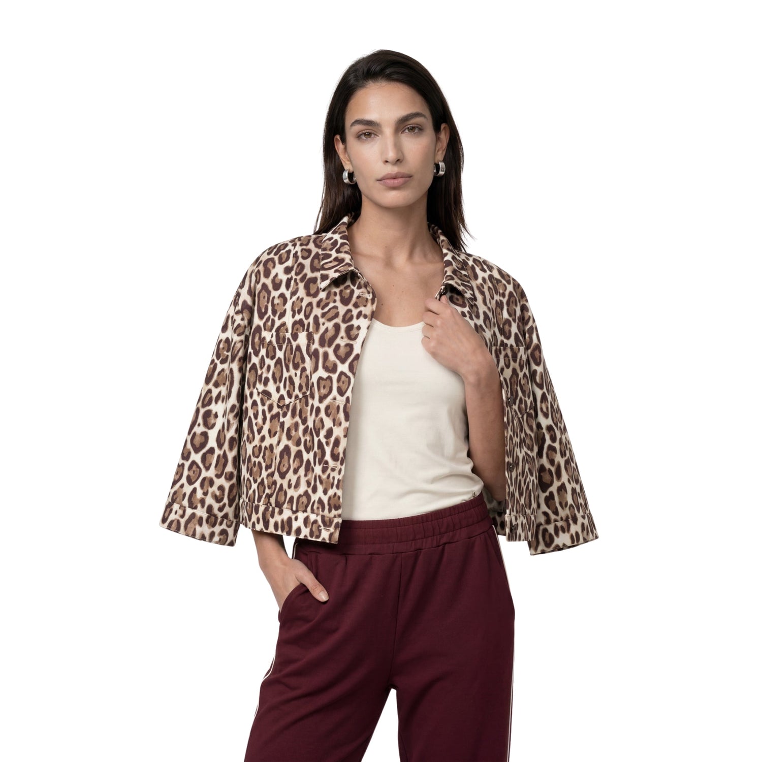 Jacke mit Leomuster - Mode von Monari
