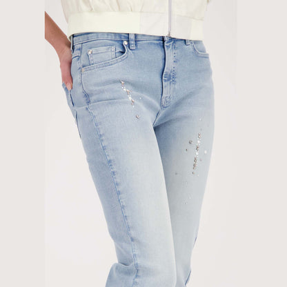 Jeans mir Schmuckdetails - Mode von Monari