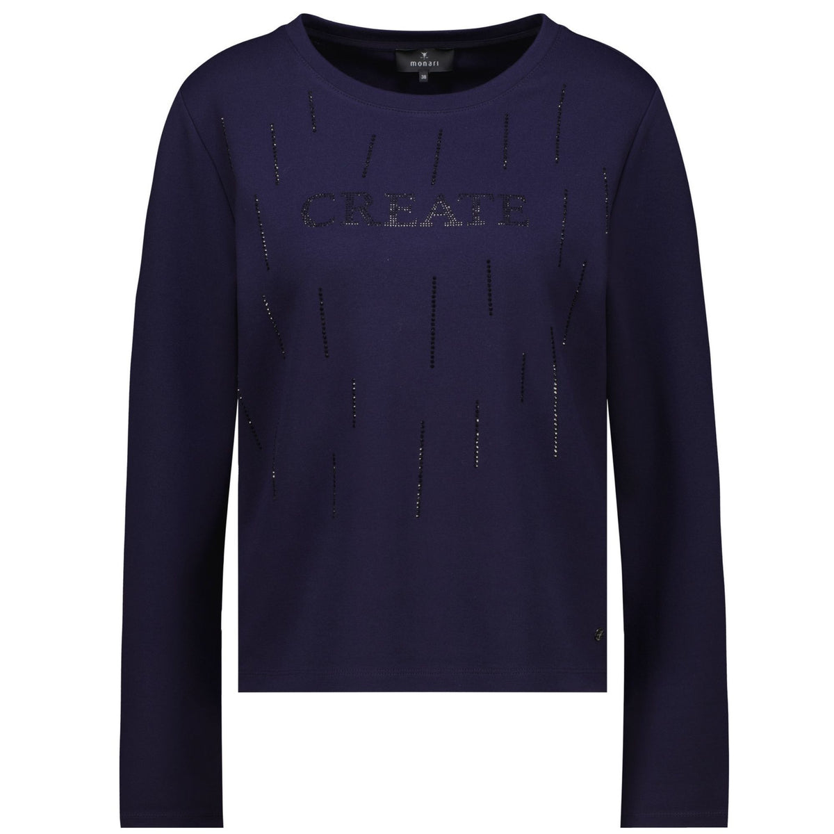 Langarmshirt mit Schmuckdetails - Mode von  Monari