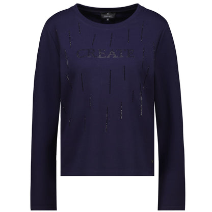 Langarmshirt mit Schmuckdetails - Mode von  Monari