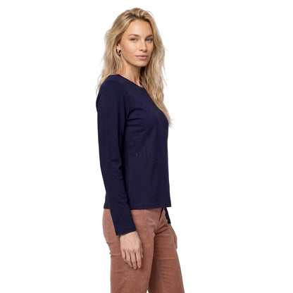 Langarmshirt mit Schmuckdetails - Mode von  Monari