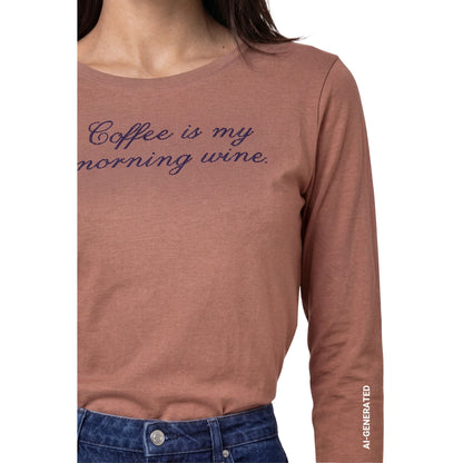Langarmshirt mit Strassschriftzug - Mode von  Monari