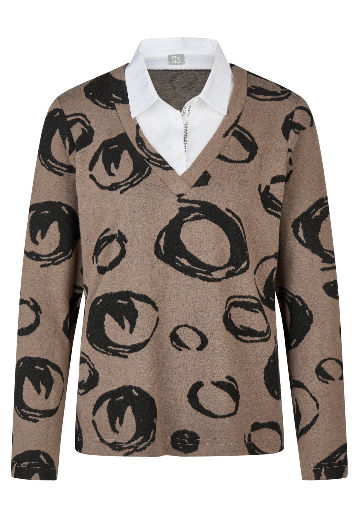 Pullover mit Bluseneinsatz - Mode von  Rabe