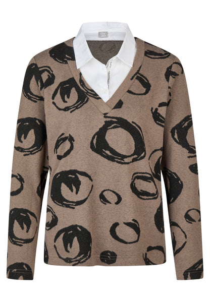 Pullover mit Bluseneinsatz - Mode von  Rabe