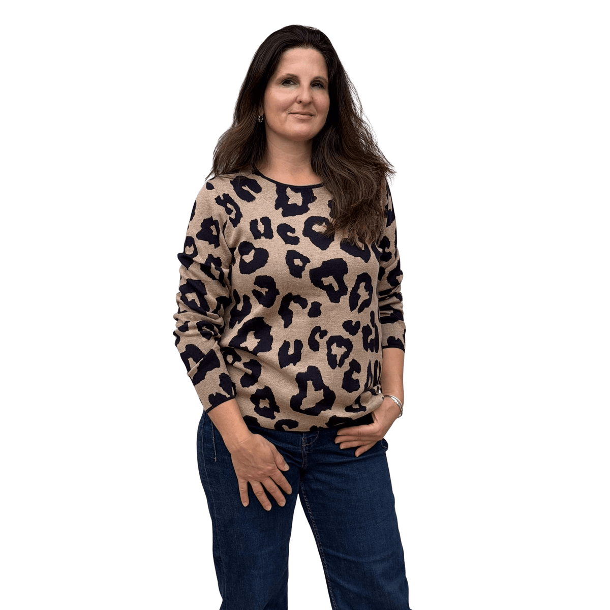 Pullover mit Leomuster - Mode von Cecil
