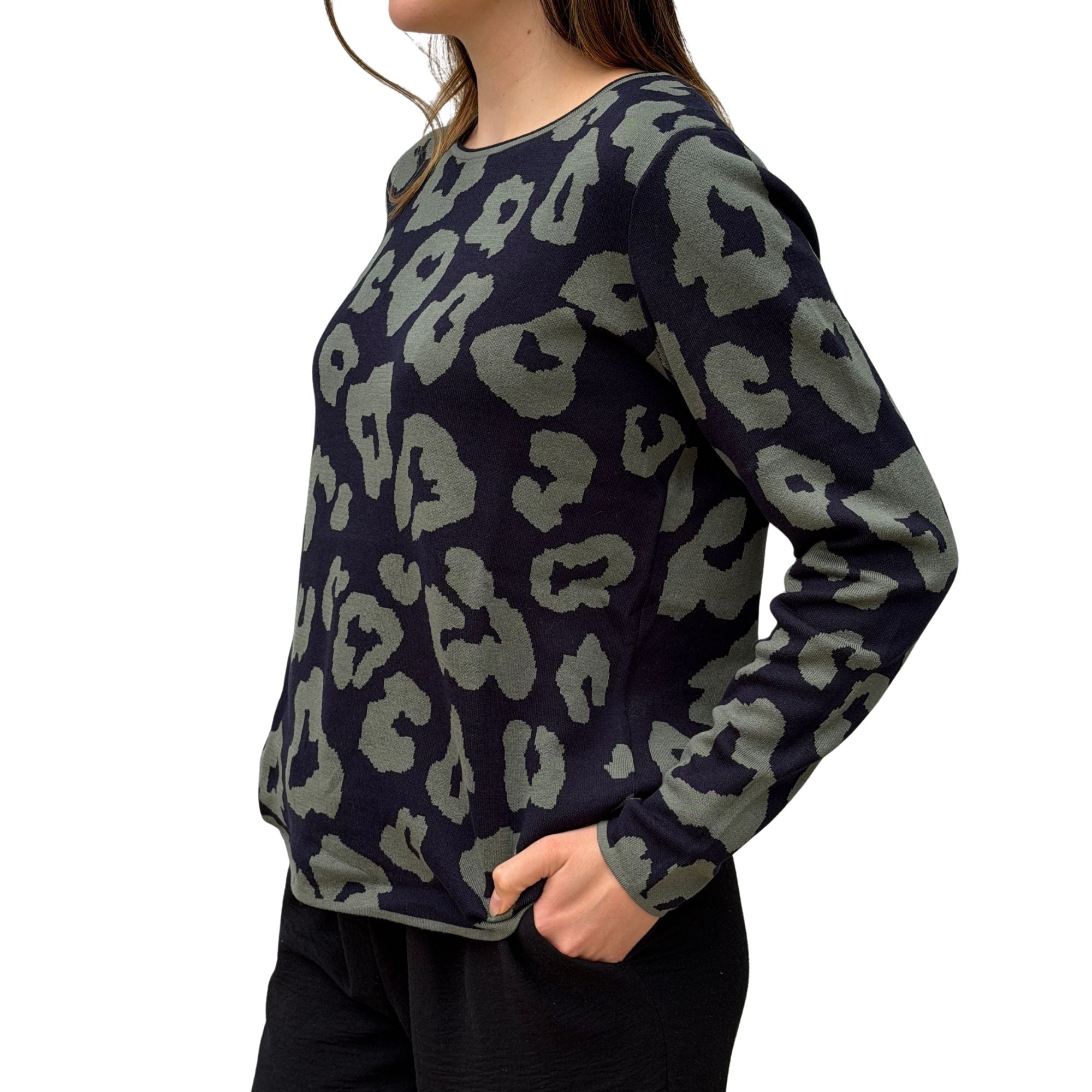 Pullover mit Leomuster - Mode von Cecil