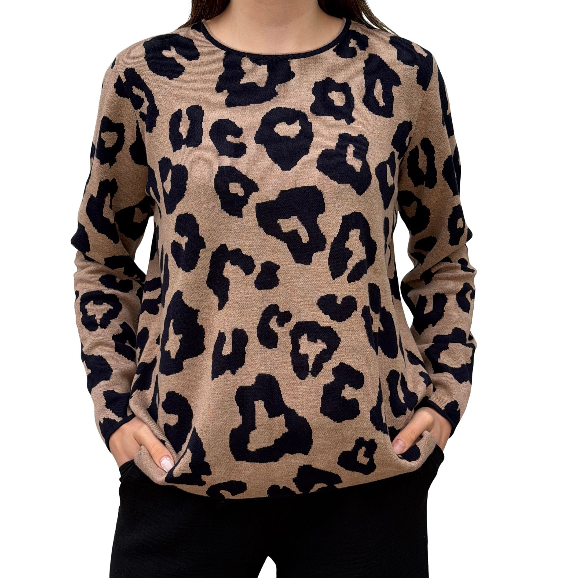Pullover mit Leomuster - Mode von Cecil