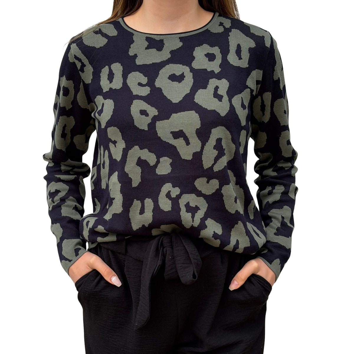 Pullover mit Leomuster - Mode von Cecil
