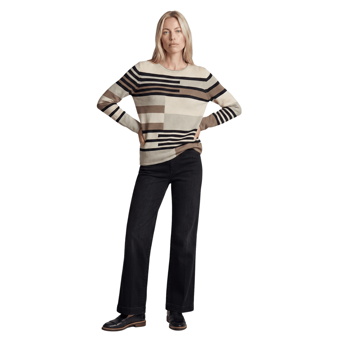 Pullover mit Streifen - Mode von Rabe