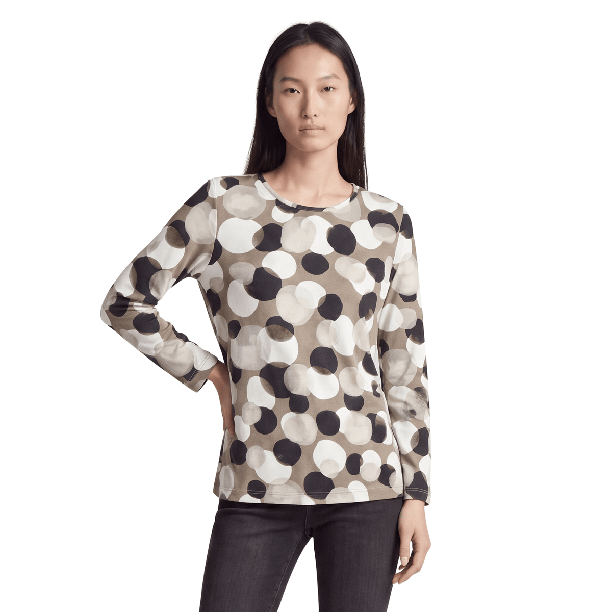 Shirt mit Allover-Print - Mode von Rabe