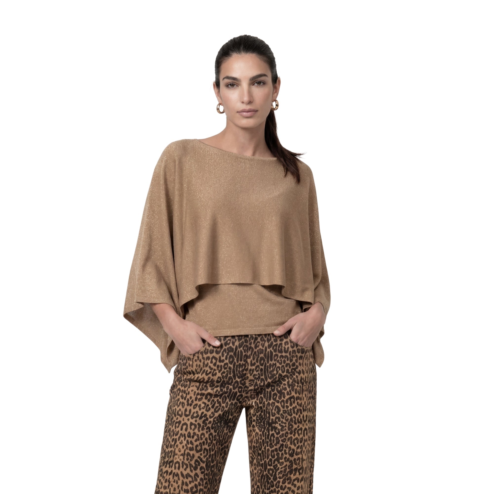 Strickpullover mit Cape-Design - Mode von Monari