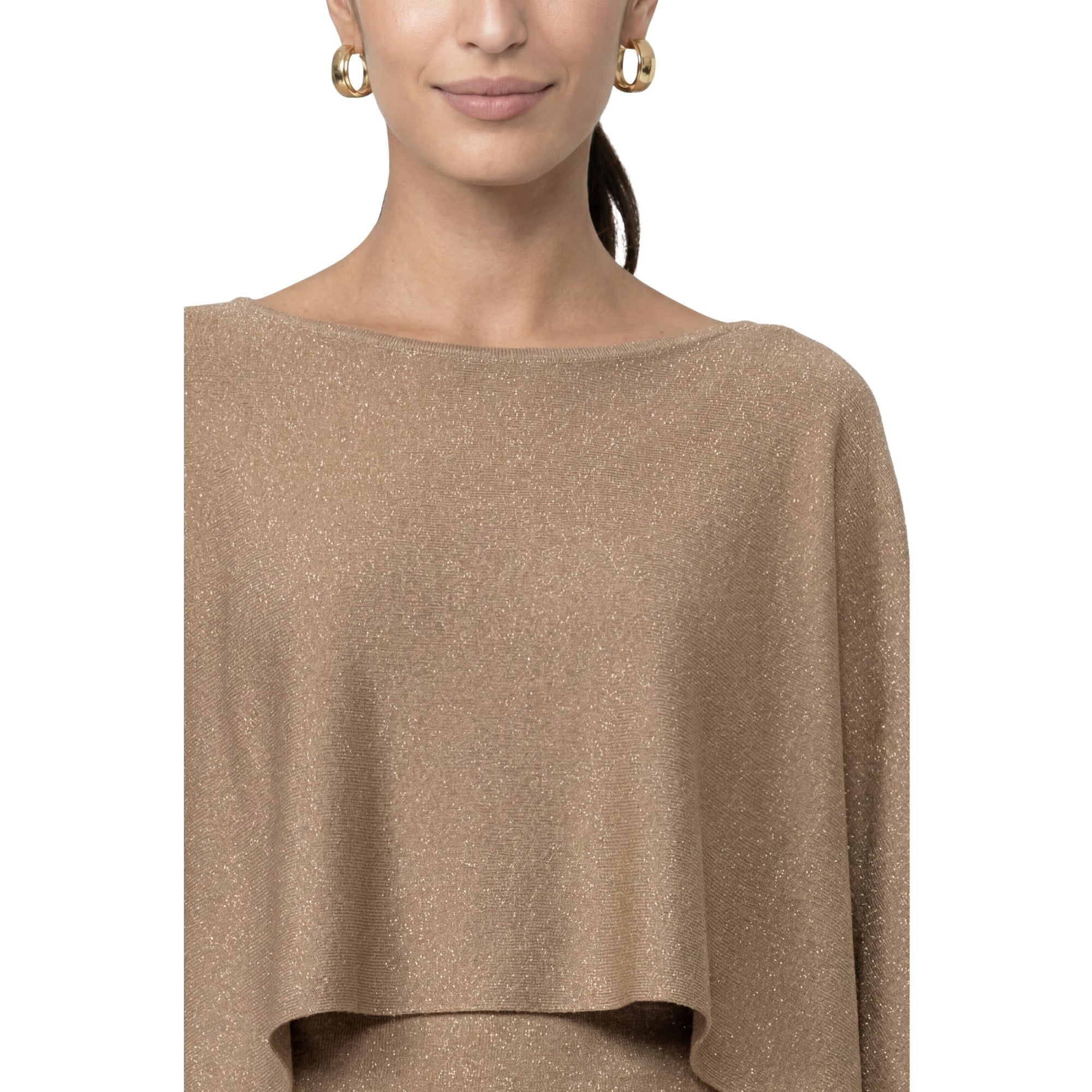 Strickpullover mit Cape-Design - Mode von Monari