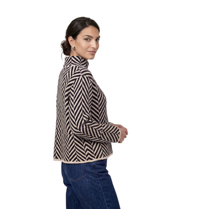 Strickpullover mit Fischgratmuster - Mode von  Monari