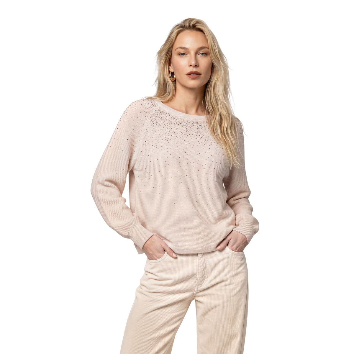 Strickpullover mit Strasssteinen - Mode von  Monari