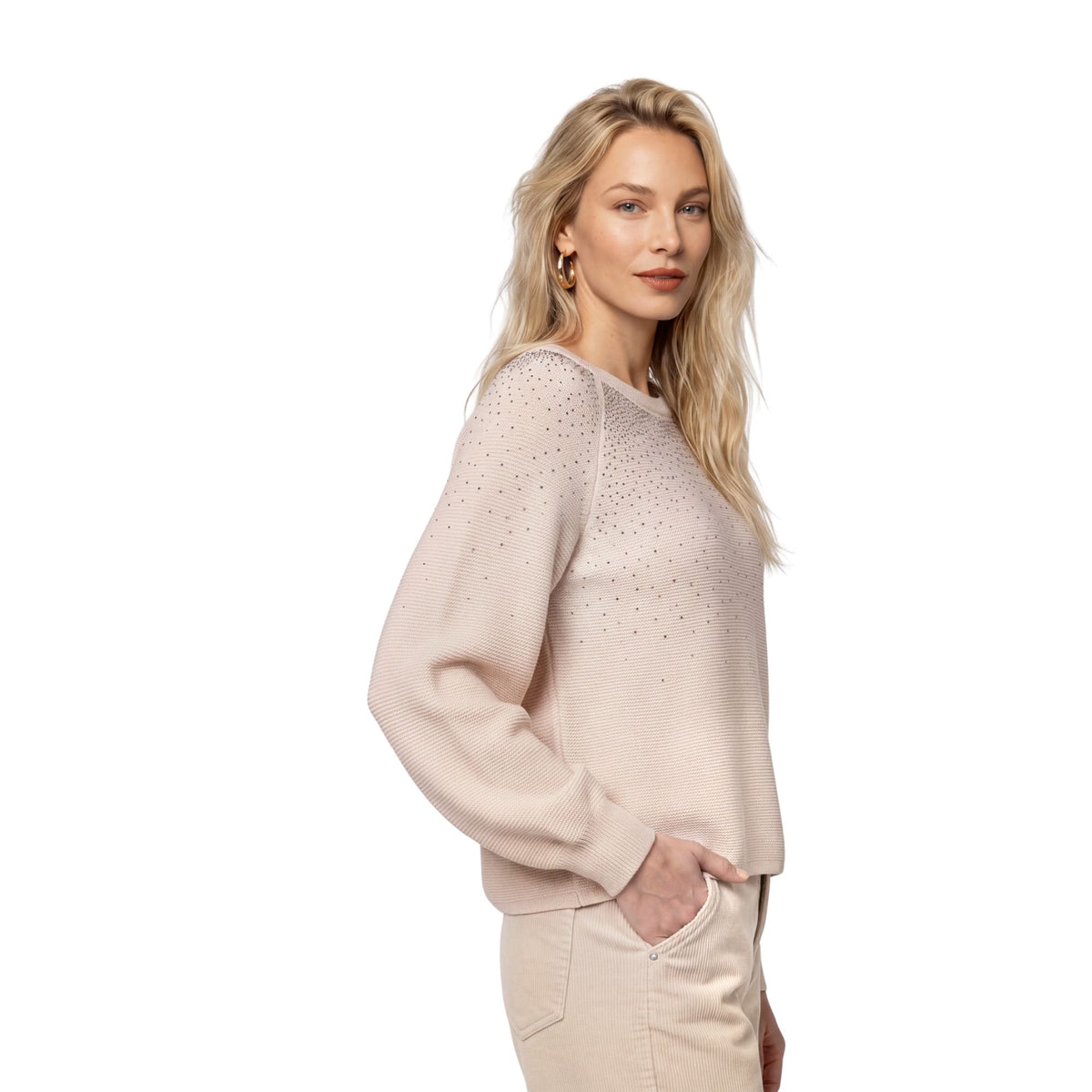 Strickpullover mit Strasssteinen - Mode von  Monari