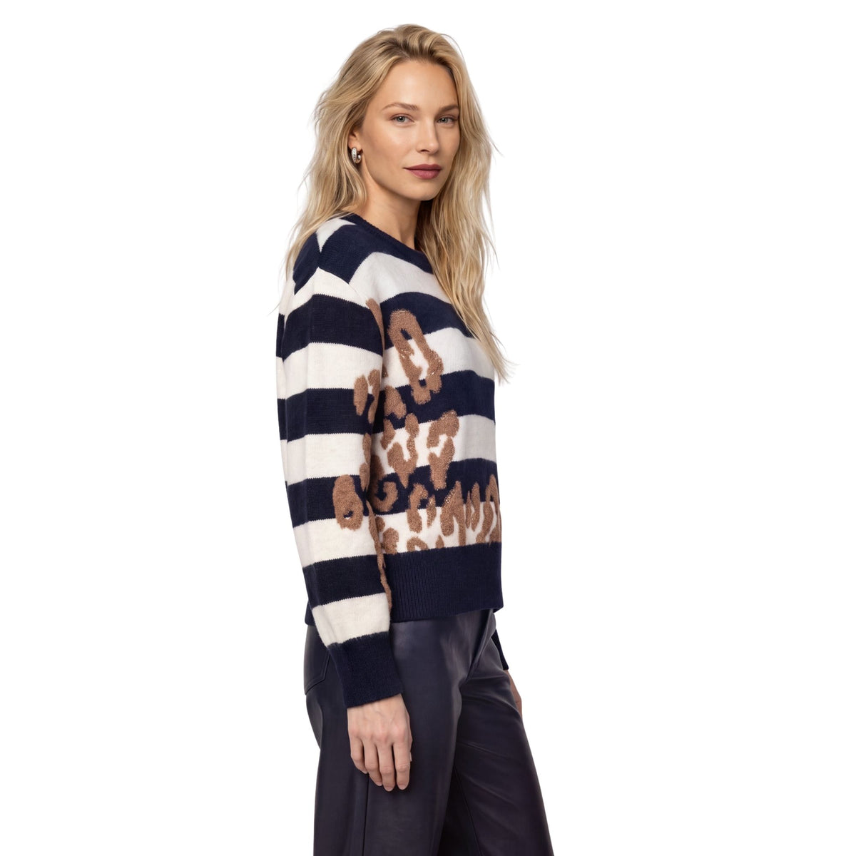 Strickpullover mit einer Mustermischung - Mode von  Monari