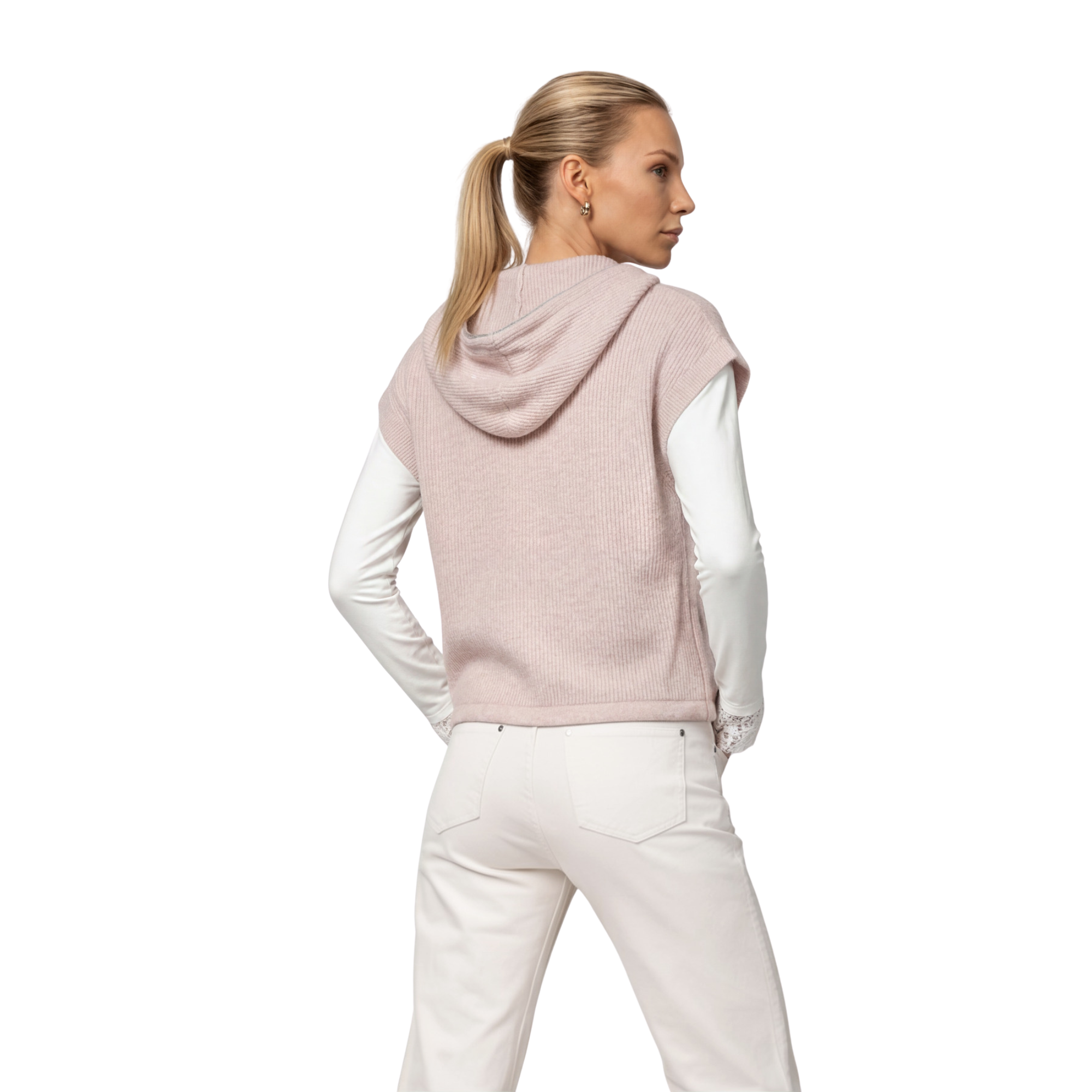 Strickweste mit durchgehendem Reißverschluss - Mode von Monari