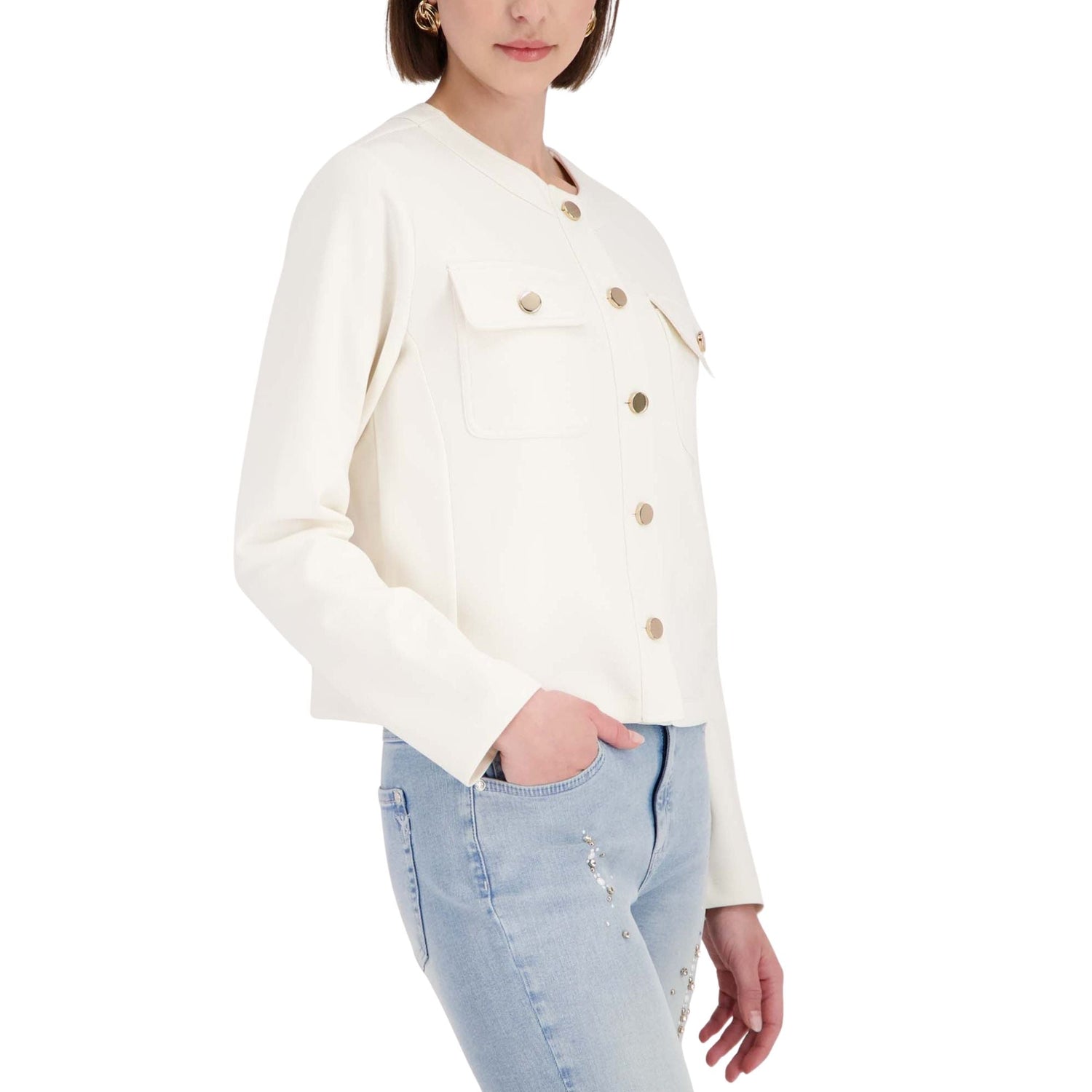 Sweatjacke mit Taschen - Mode von Monari